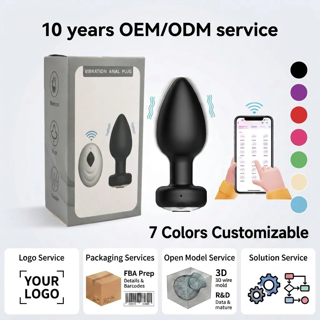 Anal Plug — AP016 — silicone wellness product