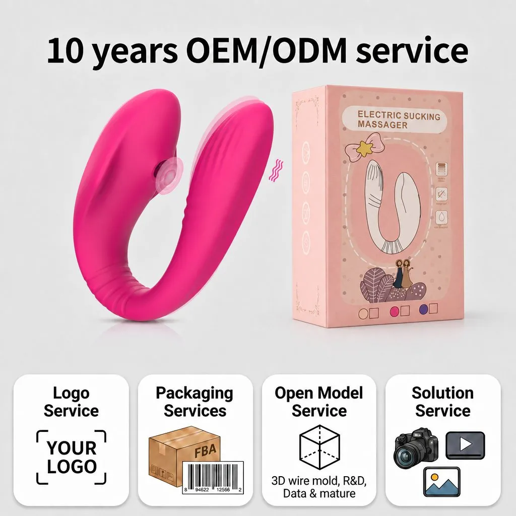 U-Shaped Wearable Remote — RCV017 — silicone wellness product
