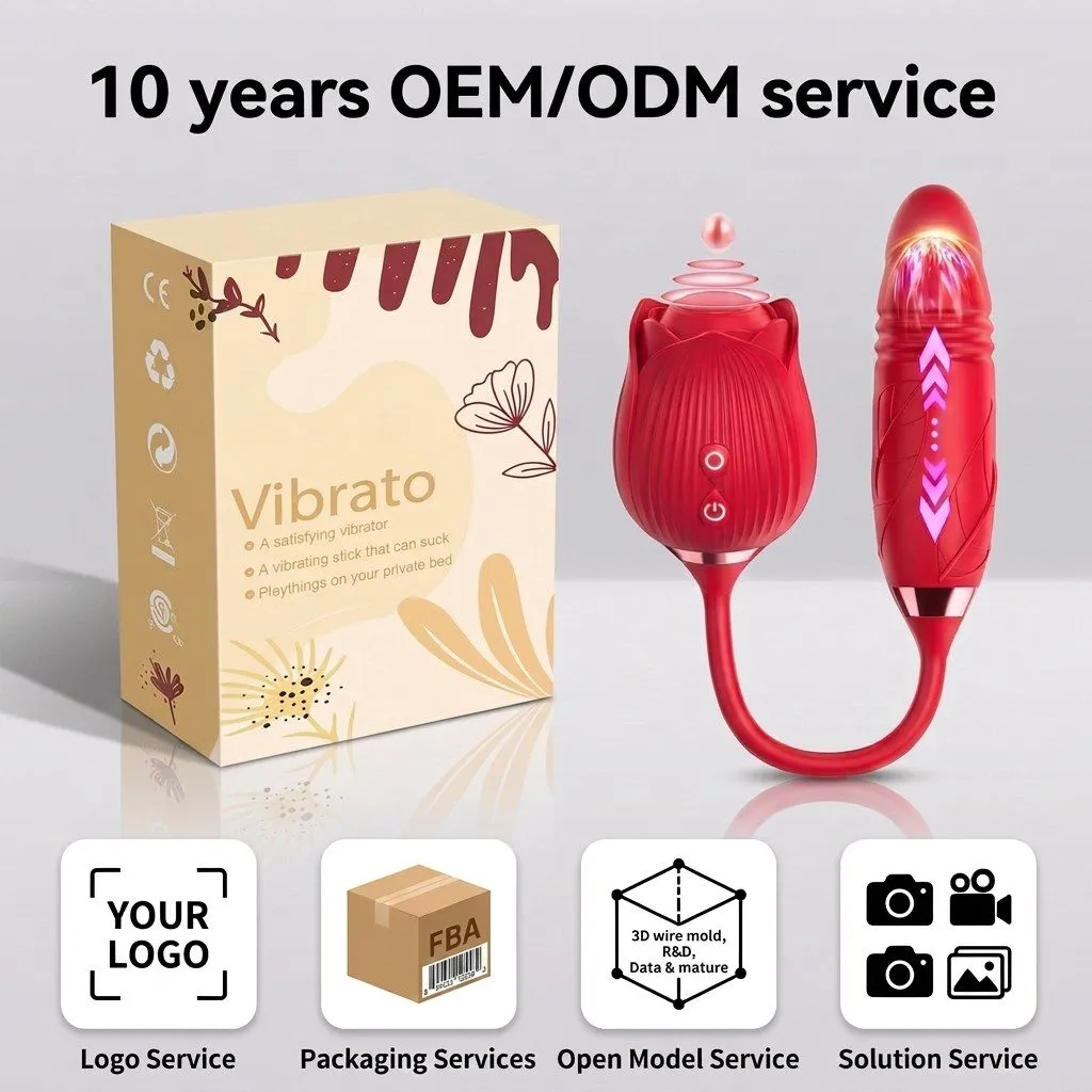 Rose Suction & Thrusting — RV010 — silicone wellness product
