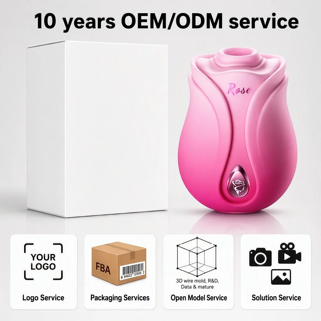 Rose Suction with App Control — RV032 — silicone wellness product