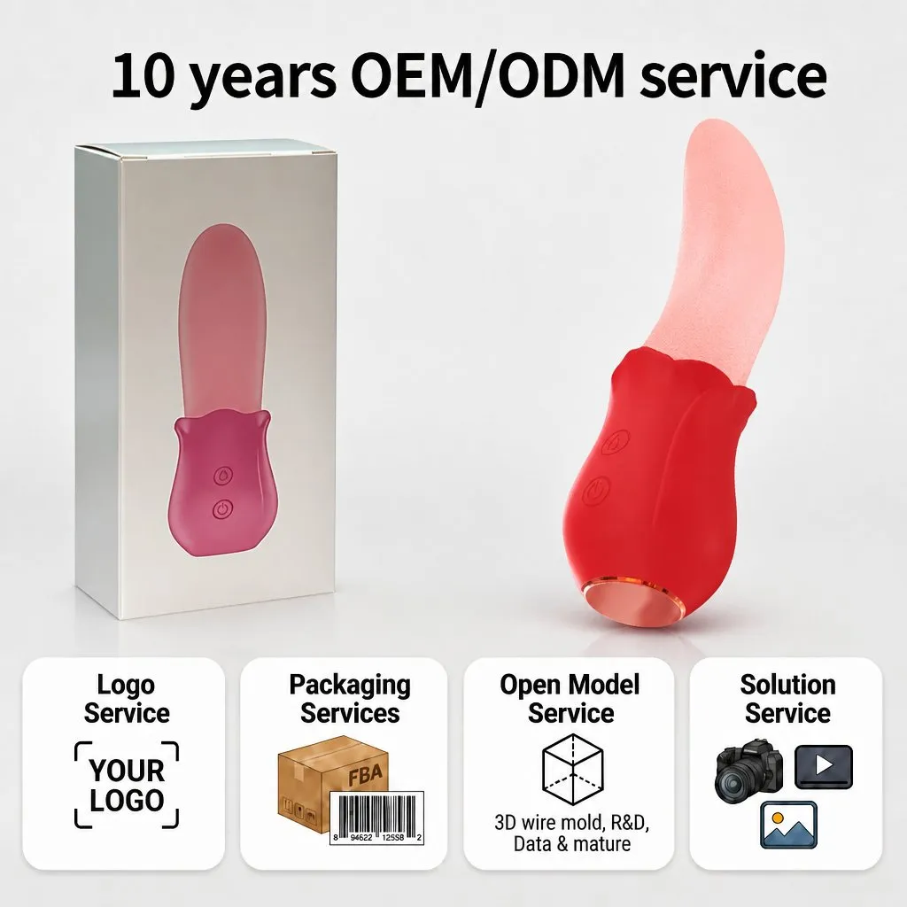 Rose Base Wand — TLV001 — silicone wellness product